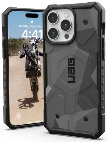 UAG Pathfinder SE MagSafe ochranný kryt pro Apple iPhone 15 Pro Max šedá 