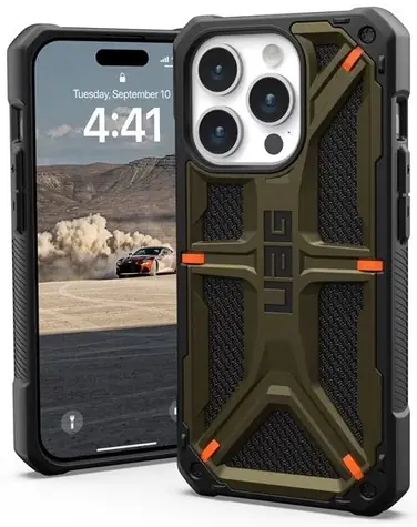 UAG Monarch ochranný kryt pro Apple iPhone 15 Pro zelená 