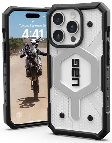 UAG Pathfinder MagSafe ochranný kryt pro Apple iPhone 15 Pro čirá 