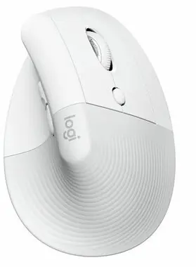 Rozbaleno - Logitech Lift Vertical Ergonomic Mouse šedá / Ergonomická myš / USB / pouze pro praváky / rozbaleno
