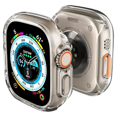 Spigen Thin Fit ochranný kryt pro Apple Watch Ultra 49mm čirá 