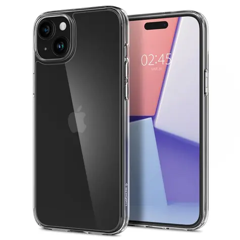 Spigen Air Skin Hybrid ochranný kryt pro Apple iPhone 15 Plus čirá 