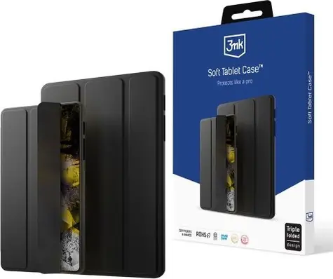 3mk Soft Tablet Case ochranné pouzdro pro Samsung Galaxy Tab S6 Lite 2020/2022  černá