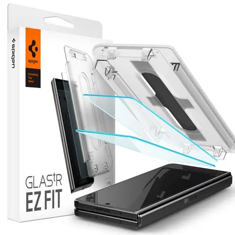 Spigen Glass tR EZ Fit Cover ochranné sklo pro Samsung Galaxy Z Fold5 čirá 2ks 
