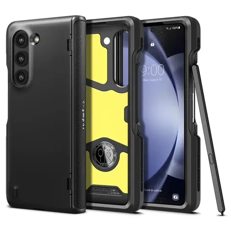 Spigen Slim Armor Pro Pen Edition Zadní kryt s perem pro Samsung Galaxy Z Fold5 černá 