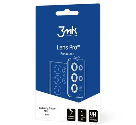 3mk Lens Pro Tvrzené sklo ochrana kamery pro Samsung Galaxy Z Flip4