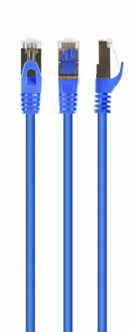 Gembird PP6A-LSZHCU CAT6a SFTP 0.25 modrá / Patch kabel / RJ45