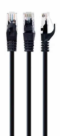 Gembird PP6U-0.5M CAT6 UTP 0.5m černá / Patch kabel / 8P8C