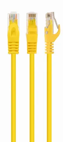 Gembird PP6U-1.5M CAT6 UTP 1.5m žlutá / Patch kabel / RJ45