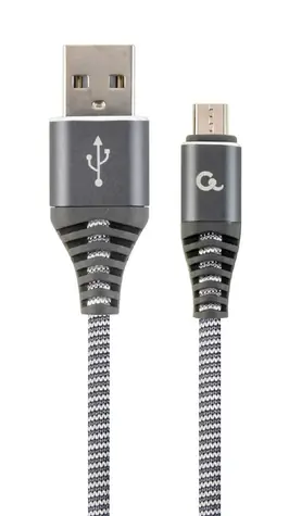 Gembird CC-USB2B USB-A - MicroUSB 1.m šedá 