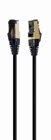 Gembird PP8-LSZHCU CAT8 SFTP 1.5m černá / Patch kabel / RJ45 