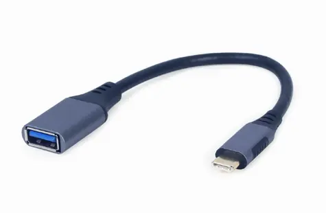 Gembird A-USB3C Redukce USB-C - OTG AF 0.15m šedá 