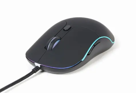 Gembird MUS-UL-02 černá / Drátová myš / USB / 2400 DPI / 1.8m / 6 tlačítek 