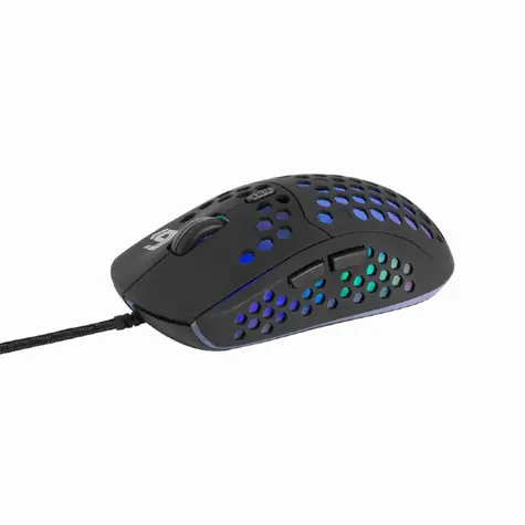 Gembird RAGNAR RX400 černá / Herní myš / Drátová / USB / RGB / 6 tlačítek / 7200 DPI
