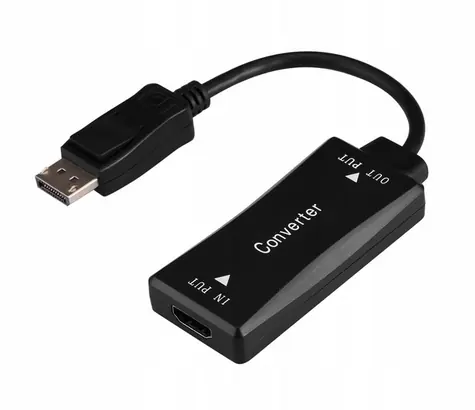 Gembird A-HDMIF30 Redukce HDMI - DisplayPort 0.15m černá