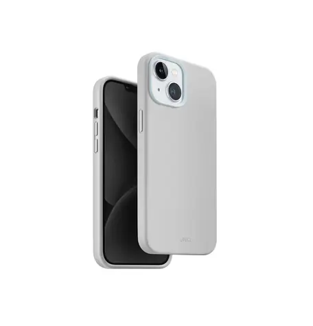 Uniq Lino Hue MagClick ochranný kryt na Apple iPhone 15 Chalk šedá