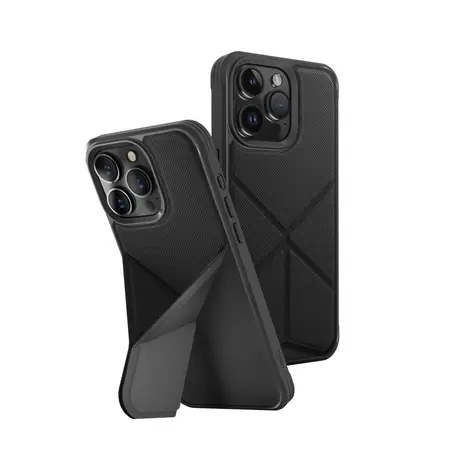 Uniq Transforma MagClick ochranný kryt na Apple iPhone 15 Pro Ebony (černá)