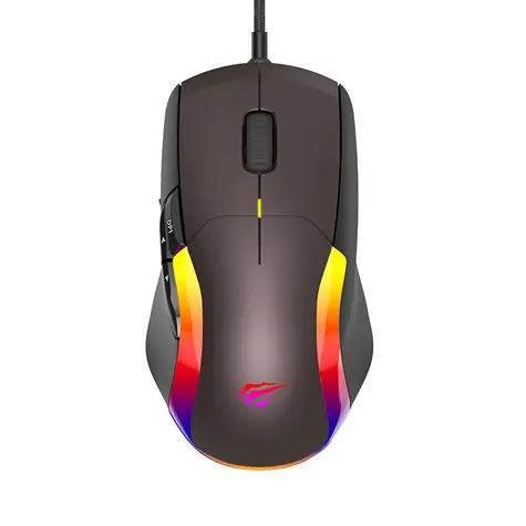 Havit MS959S hnědá / Herní myš / optická / 12000 DPI / USB / 1.6m 