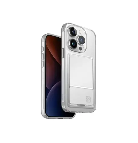 Uniq Air Fender ID ochranný kryt na Apple iPhone 15 Pro Max Nude (transparentní)
