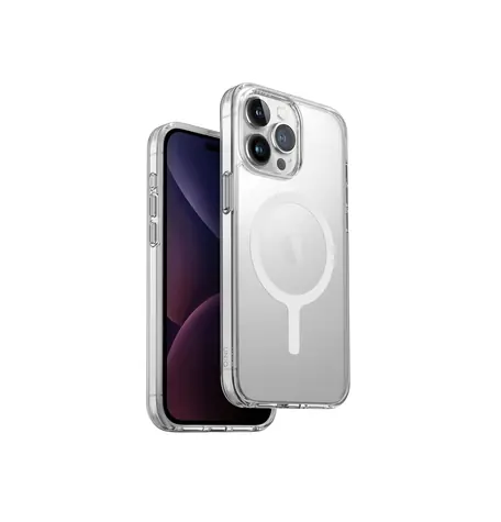 Uniq LifePro Xtreme MagClick ochranný kryt na Apple iPhone 15 Pro Max Dove (Frost čirá)