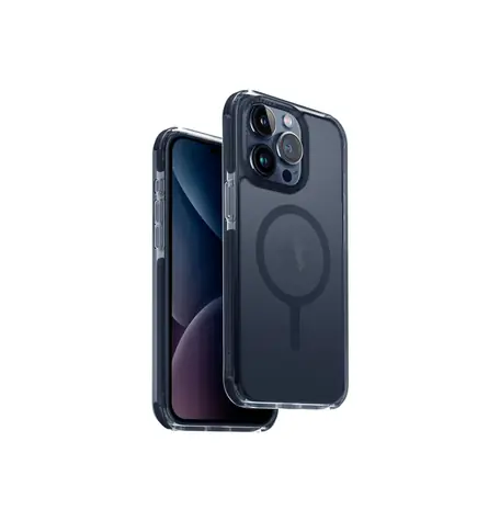 Uniq Combat MagClick ochranný kryt na Apple iPhone 15 Pro Max Smoke modrá