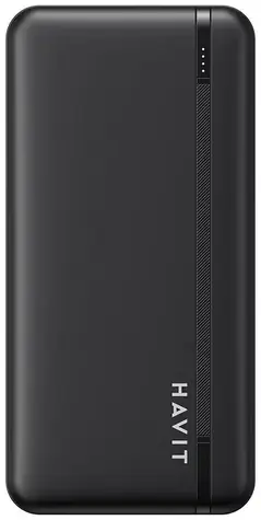 Havit PB92 20000 mAh černá / Power banka / 2x USB / 1x USB-C / 1x MicroUSB / stav baterie