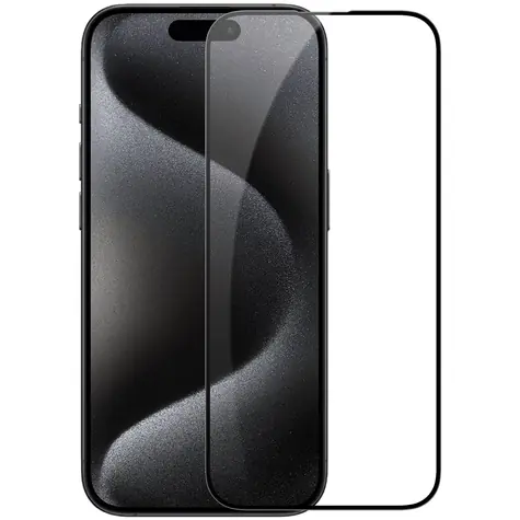 Nillkin Tvrzené Sklo 2.5D CP+ PRO pro Apple iPhone 15 Pro černá  / doprodej