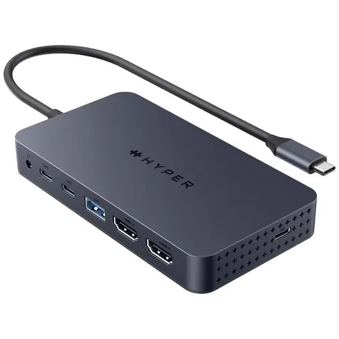 Hyper HyperDrive Next 7 Port Business Class USB-C Dock modrá / USB rozbočovač / 1x USB-A 3.2 / 3x USB-C 3.2 / 2x HDMI