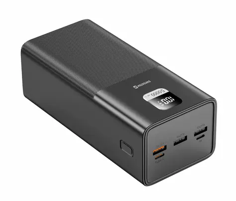 Swissten 22013942 50000 mAh černá / Power Bank / 5V / 3A / USB-C & USB & micro-USB