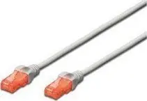 Digitus Patch cord UTP 6 0.5m šedá