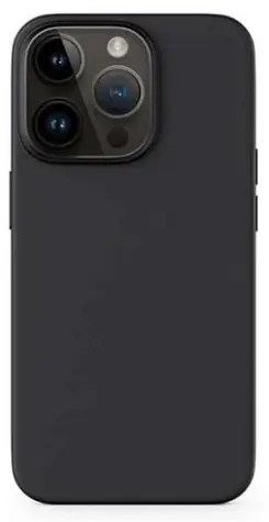 Epico Mag+ Silikonový zadní kryt s MagSafe pro Apple iPhone 15 Pro Max černá