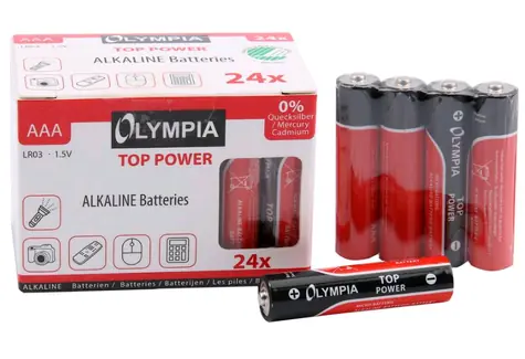 Olympia AAA LR03 4 ks / 1.5V / alkalická