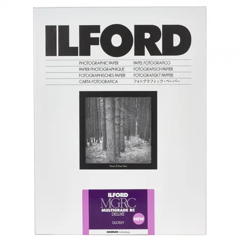 Ilford MG RC DL 1M (30.5 x 40.6 cm) / 50 listů / černobílý fotografický papír / lesklý