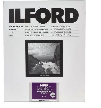 Ilford MG RC DL 44M (12.7 x 17.8 cm) / 100 listů / černobílý fotografický papír / perleťový
