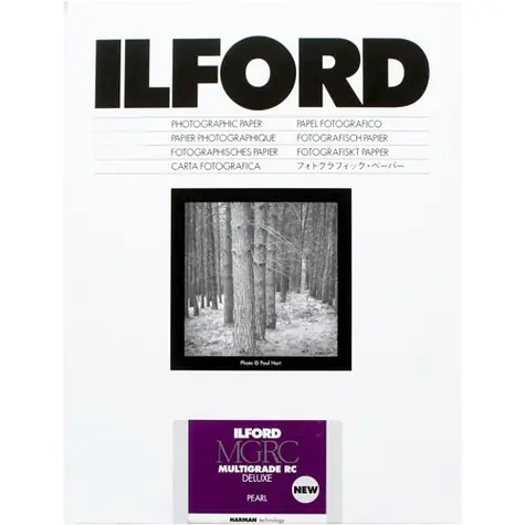 Ilford MG RC DL 44M (17.8 x 24 cm) / 100 listů  / černobílý fotografický papír / perleťový