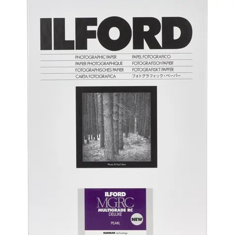  Ilford MG RC DL 44M / 50 listů / 30.5 x 40.6 cm / černobílý fotografický papír / perleťový
