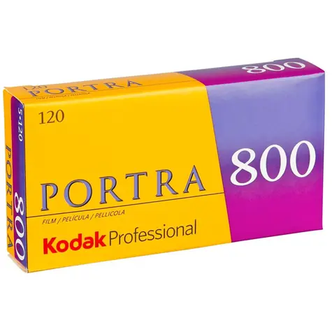 Kodak Professional Portra 800 120 5ks / Barevný negativní film / ISO 800 