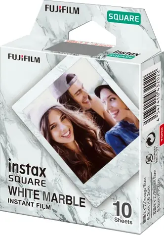 Fujifilm Instax Square Film marble 10ks / Instantní film / 86 x 72 mm 