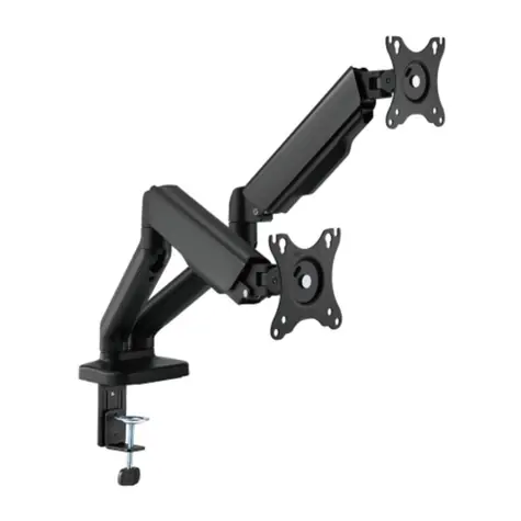 Brateck LDT46-C024E / Držák monitoru / dvě ramena / nosnost 2x 9 kg / VESA 75 & 100