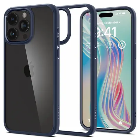 Spigen Ultra Hybrid ochranný kryt pro Apple iPhone 15 Pro navy blue 