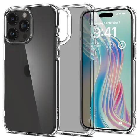 Spigen Ultra Hybrid ochranný kryt pro Apple iPhone 15 Pro frost clear 