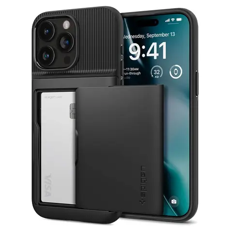 Spigen Slim Armor CS ochranný kryt pro Apple iPhone 15 Pro black 