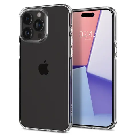 Spigen Liquid Crystal ochranný kryt pro Apple iPhone 15 Pro crystal clear 