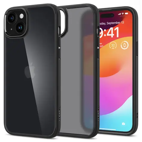 Spigen Ultra Hybrid ochranný kryt pro Apple iPhone 15 Plus frost black 