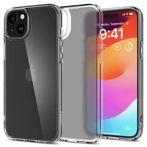 Spigen Ultra Hybrid ochranný kryt pro Apple iPhone 15 Plus frost clear 