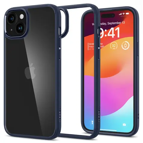 Spigen Ultra Hybrid ochranný kryt pro Apple iPhone 15 Plus navy blue 