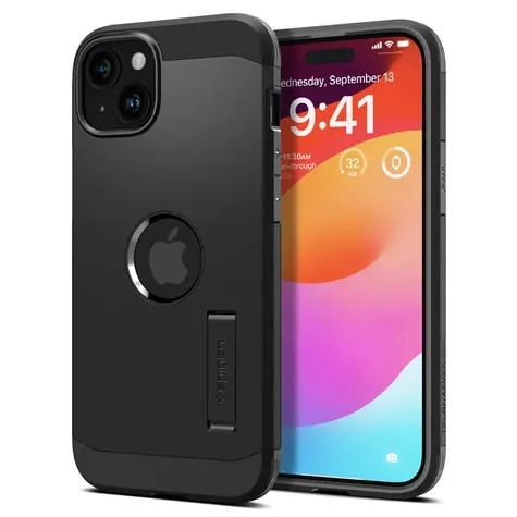 Spigen Tough Armor MagSafe ochranný kryt pro Apple iPhone 15 black 