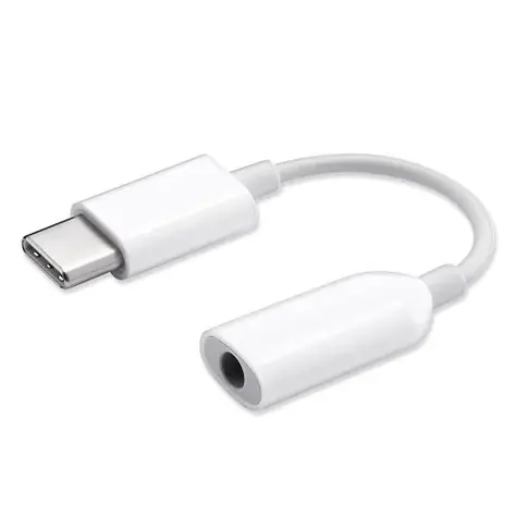 Xiaomi Original Redukce  USB-C (M) - 3.5mm Jack (F) bílá