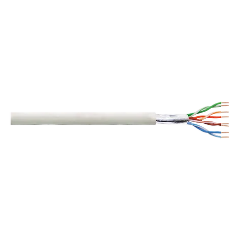 LogiLink CPV0013 bílá / Patch kabel / CAT5e / F/UTP / bez konektoru / 100m