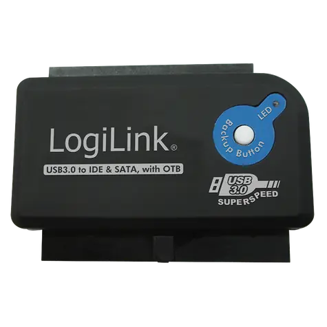 LogiLink AU0028A černá / Adaptér USB 3.0 na IDE & SATA / 5 Gbps